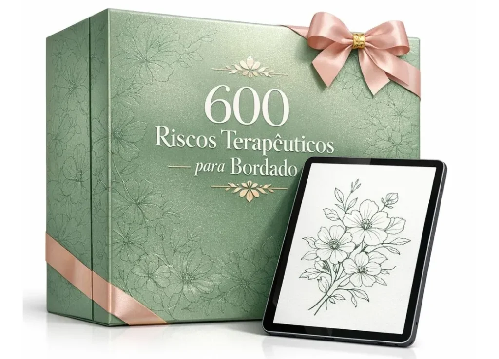 600 Patrones Terapéuticos para Bordado