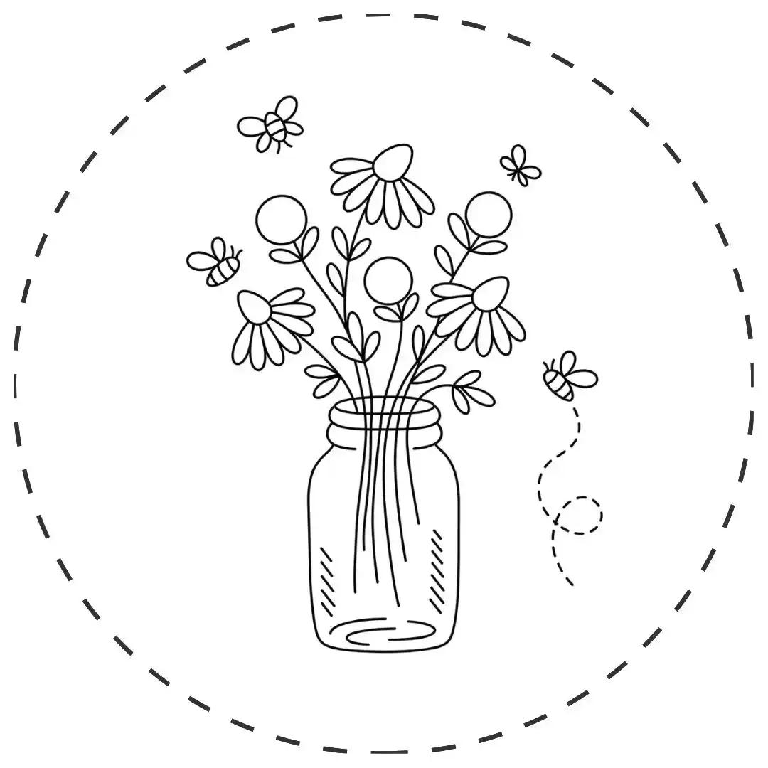 Risco Vaso Floral